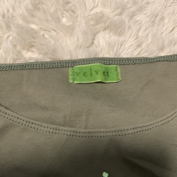 Vintage Y2K Velvet Royalty Tank Top 2000s Fairy Boho Studded Rhinestone 90s USA - Picture 3 of 8